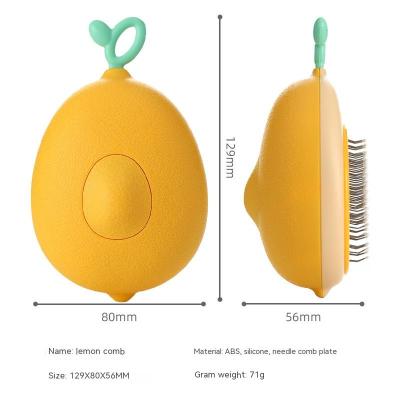 Avocado Pet Grooming Brush – Stainless Steel Hair Remover for Dogs & Cats