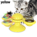 Turntable Windmill Cat Toy – Catnip Glowing Ball Interactive Rotatable Toy