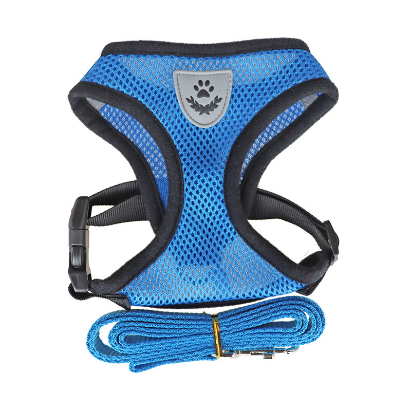 Rope Dog Chest Harness – Adjustable Undershirt Style Walking Vest