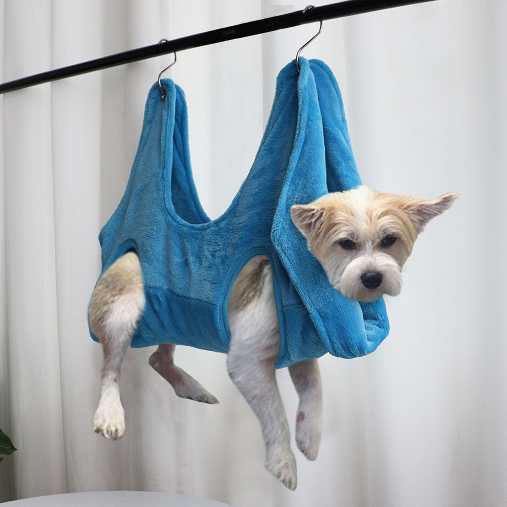 Pet Grooming Hammock – Cat & Dog Nail Trimming Restraint Bag