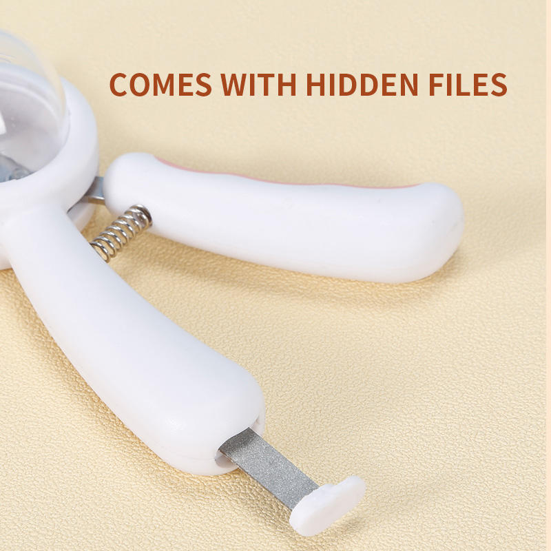 Stainless Steel Pet Nail Clipper – Splash-Proof Cat & Dog Claw Trimmer