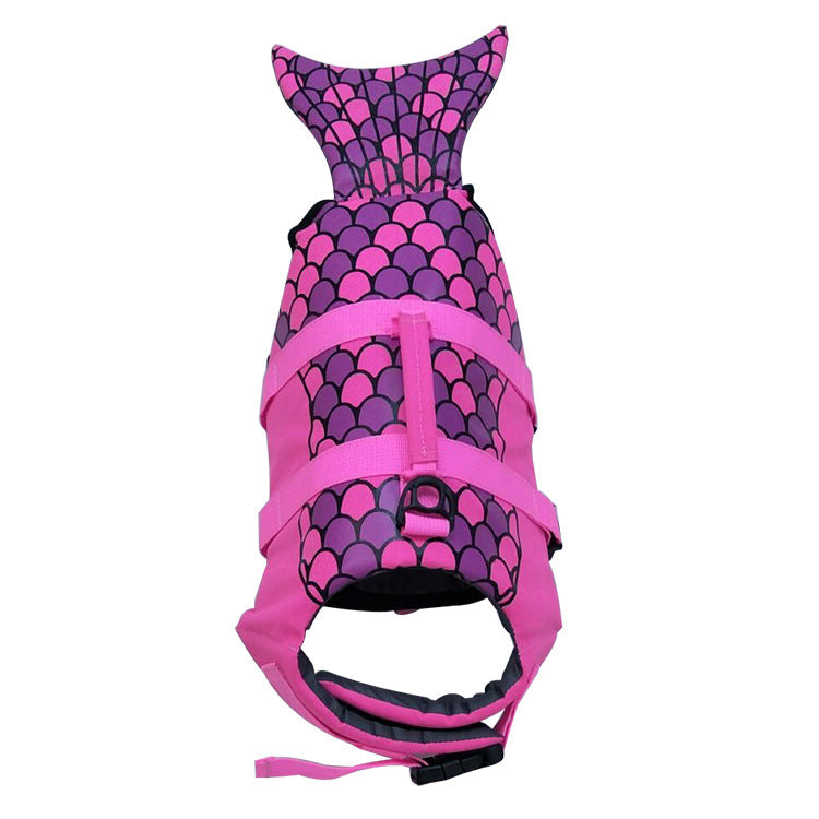 Dog Life Jacket – Shark & Mermaid Swimsuit Safety Vest for Dogs