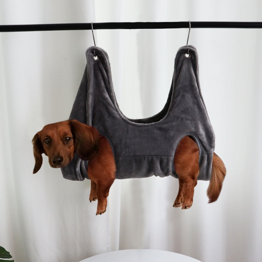 Pet Grooming Hammock – Cat & Dog Nail Trimming Restraint Bag