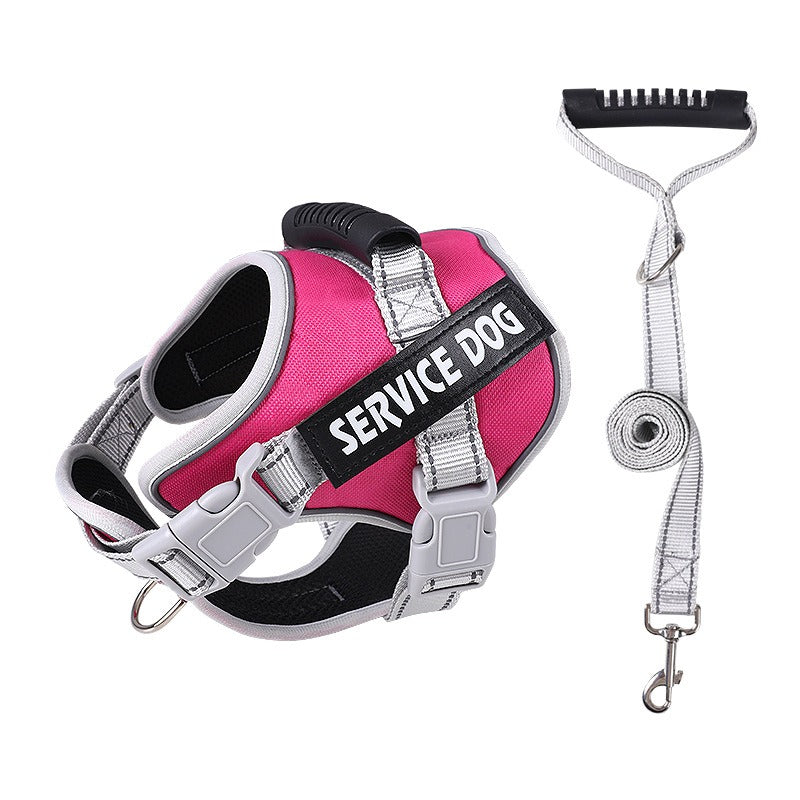 Large Dog Chest Harness & Leash Set – Heavy Duty Pet Walking Rope