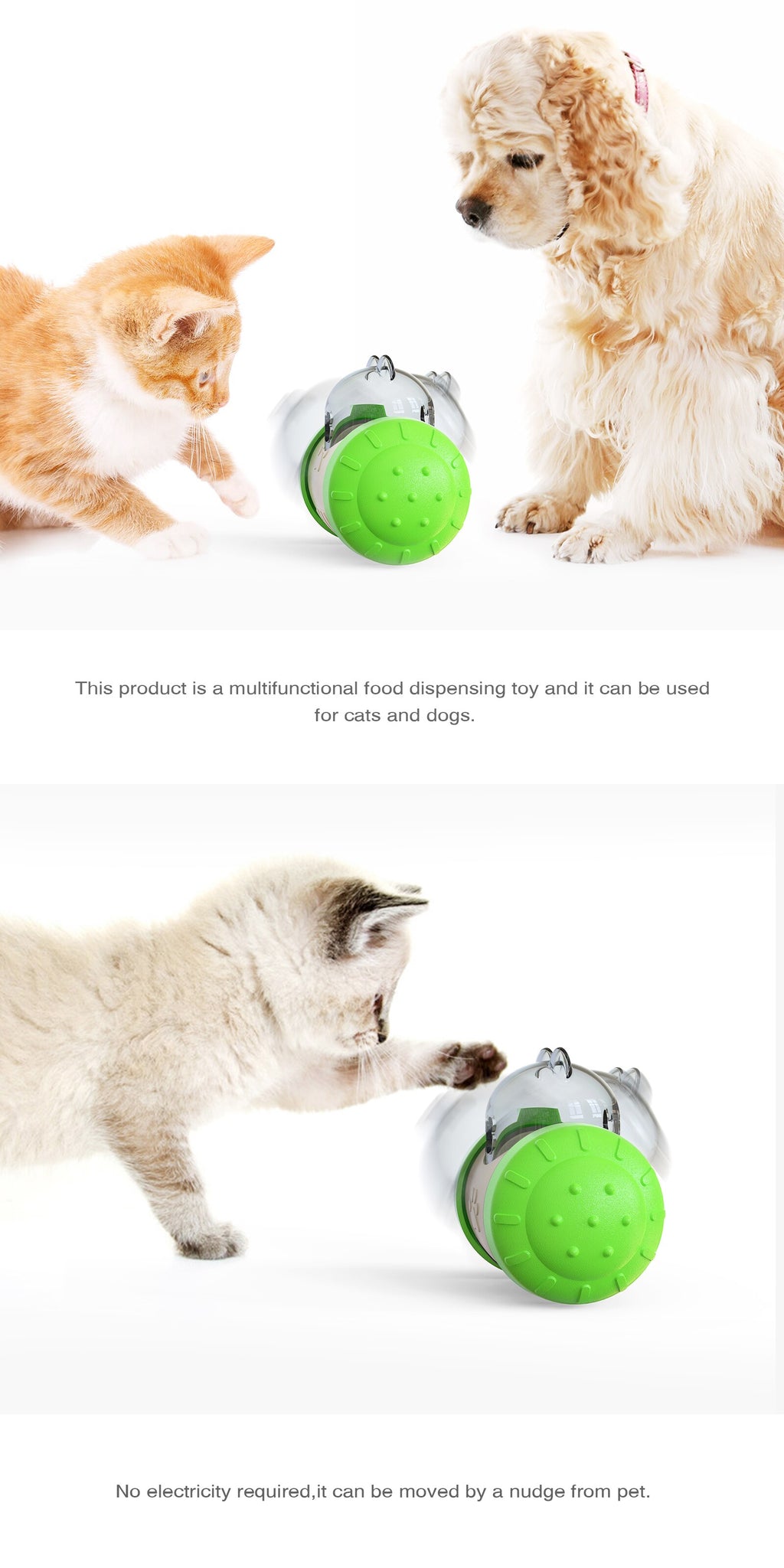 Pet Swing Car Toy – Interactive Food Spiller Training Toy for Dogs & Cats