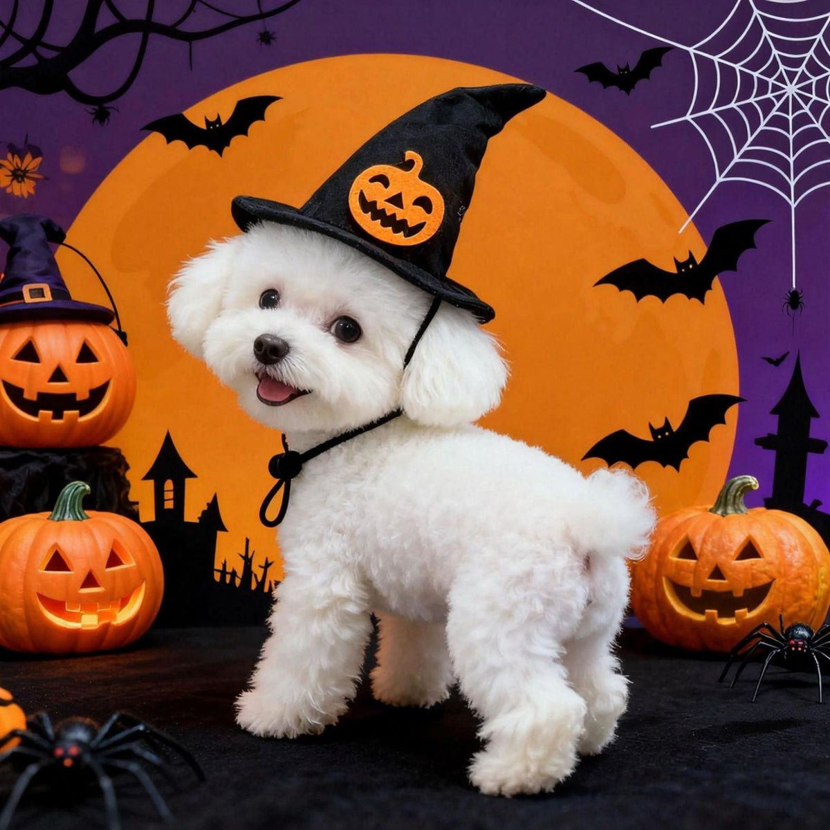 Halloween Pet Magic Hat – Festive Transformation Costume Hat for Dogs & Cats