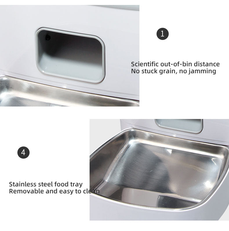 WiFi Smart Automatic Pet Feeder – App-Controlled Dog & Cat Food Dispenser