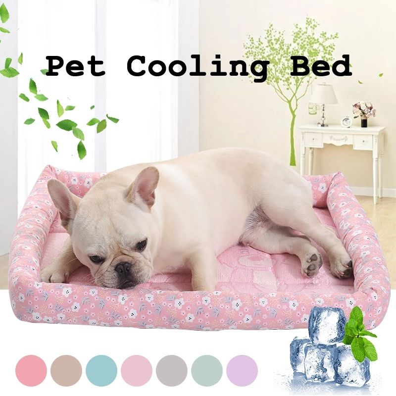 Summer Pet Cooling Mat – Ice Pad Bed for Dogs & Cats