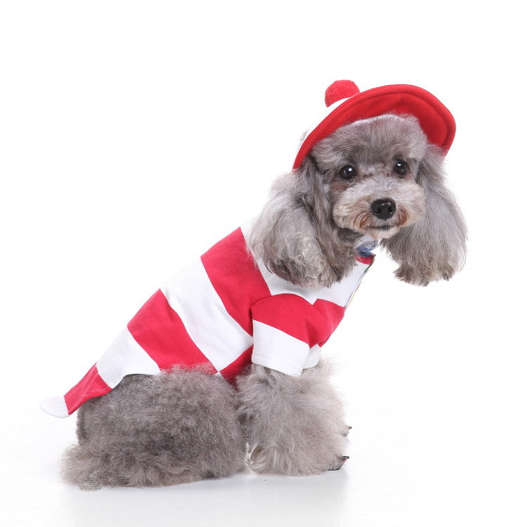 Dog Halloween Costume Set – Funny Pet Cosplay Outfits for Dogs