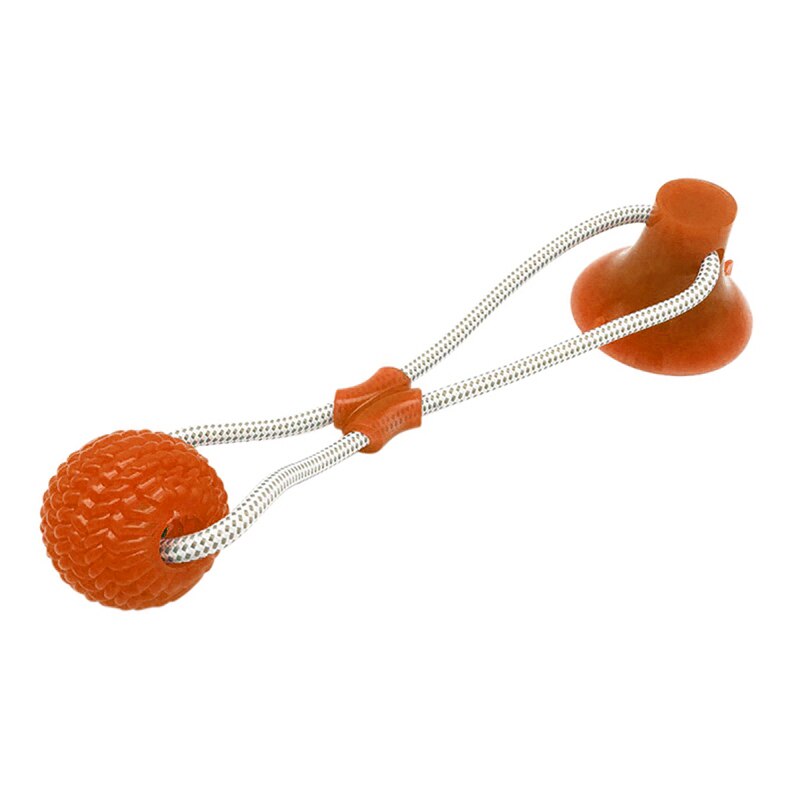 Suction Cup Dog Molar Toy – Interactive TPR Chew & Teeth Cleaning Toy
