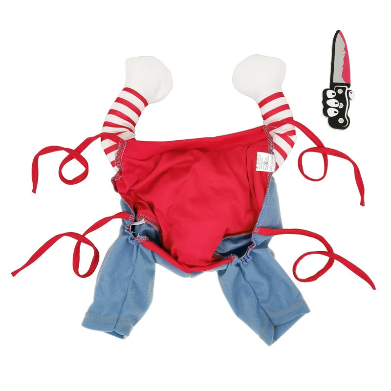 Halloween Dog Costume Set – Adjustable Cosplay Outfit for Medium & Large Dogs