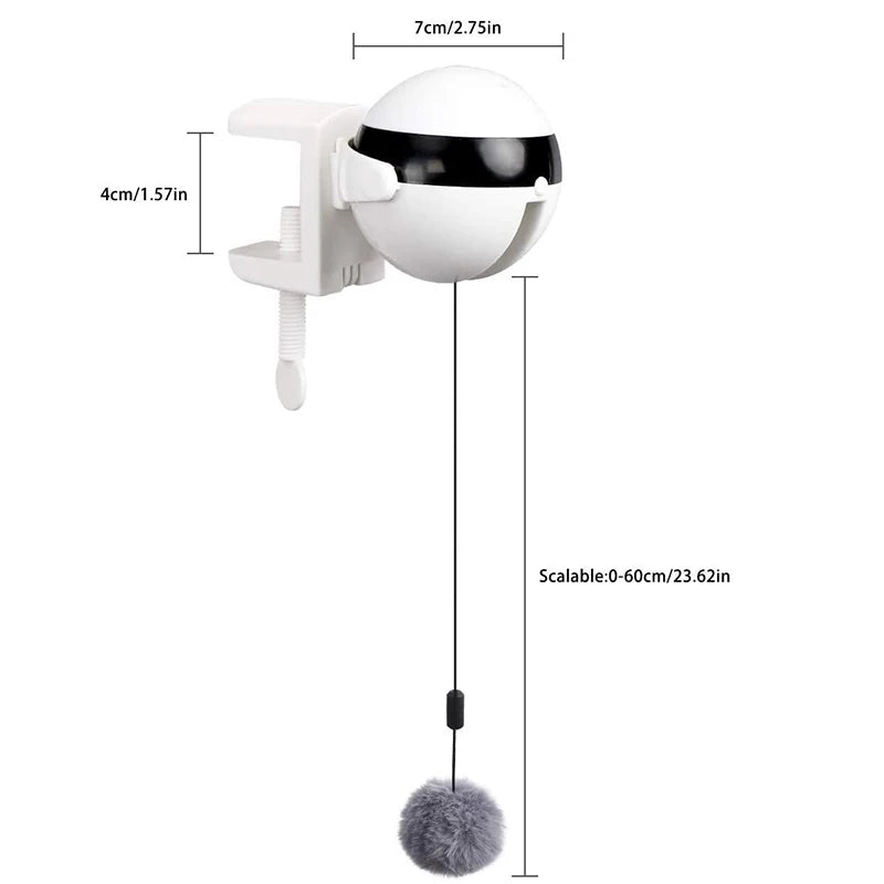 Electric Auto-Lifting Cat Ball Toy – Smart Interactive Puzzle Teaser
