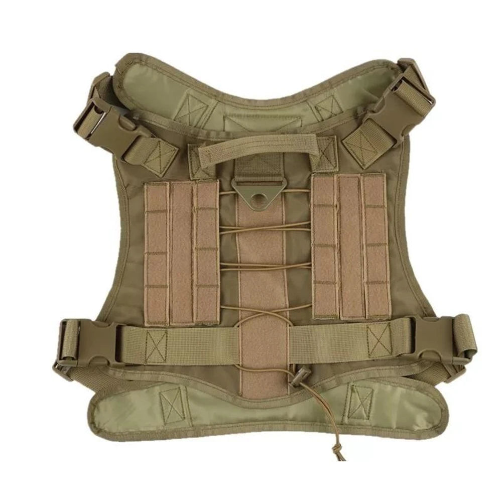 Tactical Military Dog Vest – Breathable Army-Style Dog Clothes