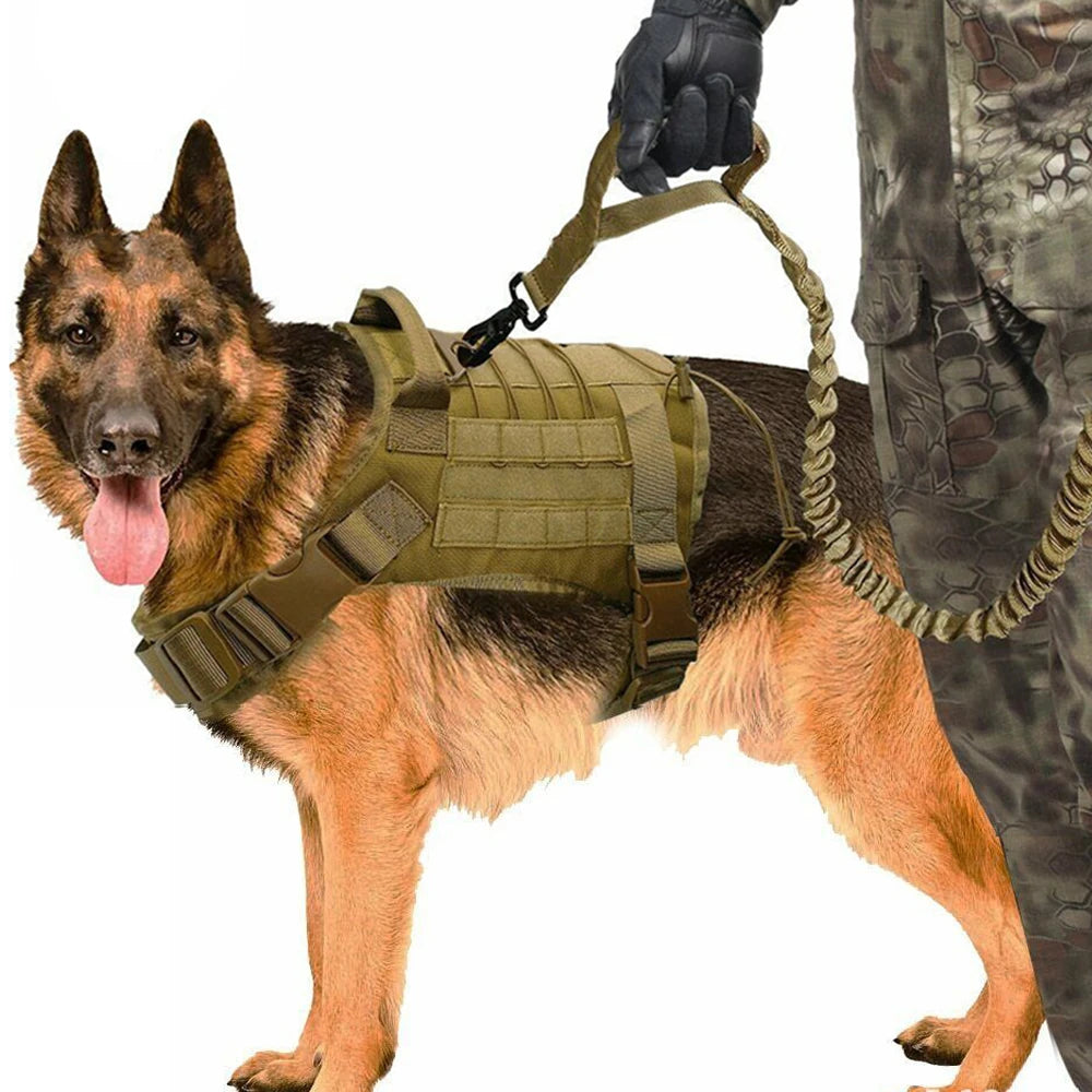 Tactical Military Dog Vest – Breathable Army-Style Dog Clothes